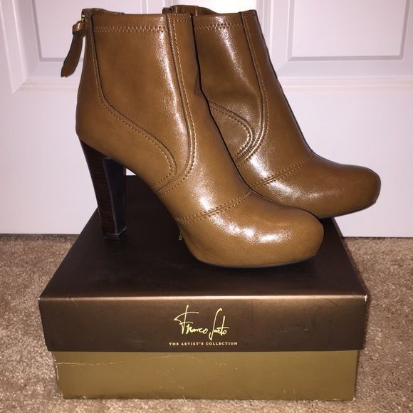 NEW IN BOX! Limited Edition Franco Sarto Ankle Boots - Picture 1 of 4